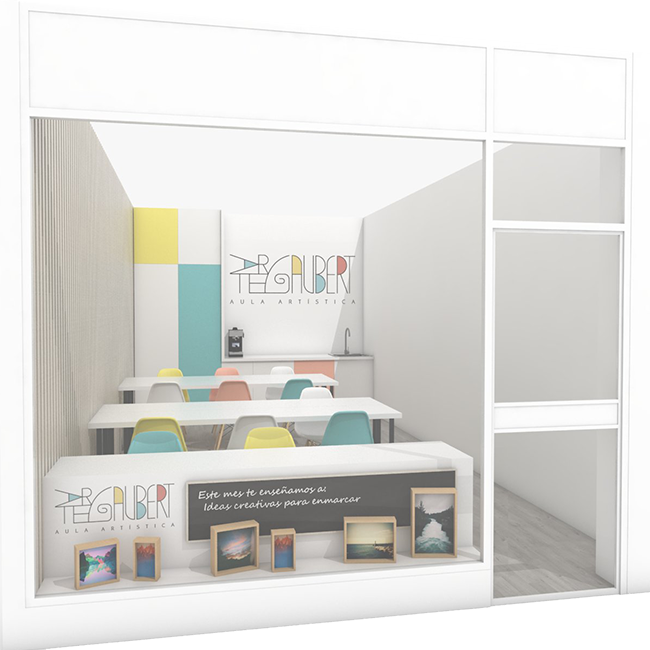 Diseño virtual vista 3D Local