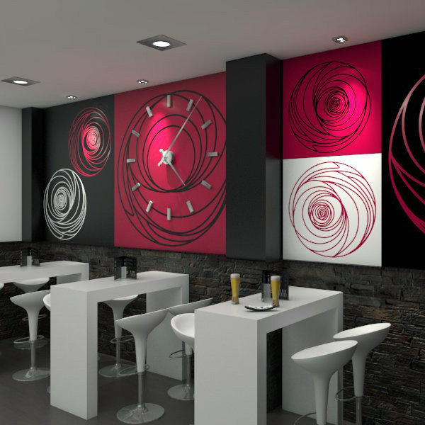 Render 3D barra bar virtual